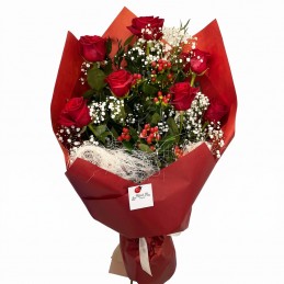 FASCIO 7 ROSE ROSSE